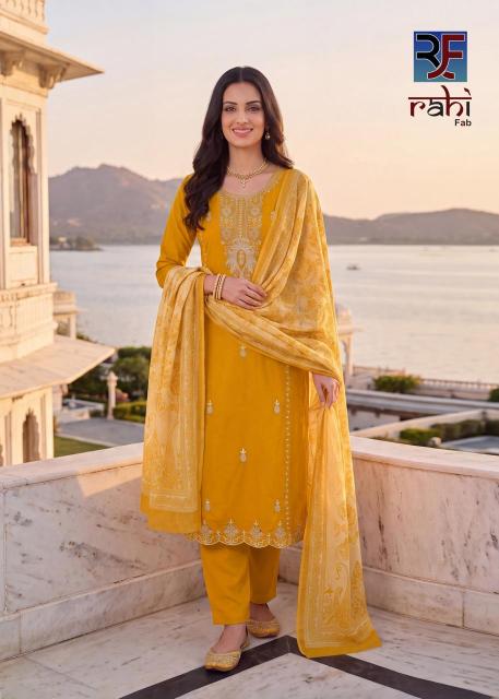 Rahi fab ruhani vol 1 wholesale ladies dress material suppliers in hyderabad